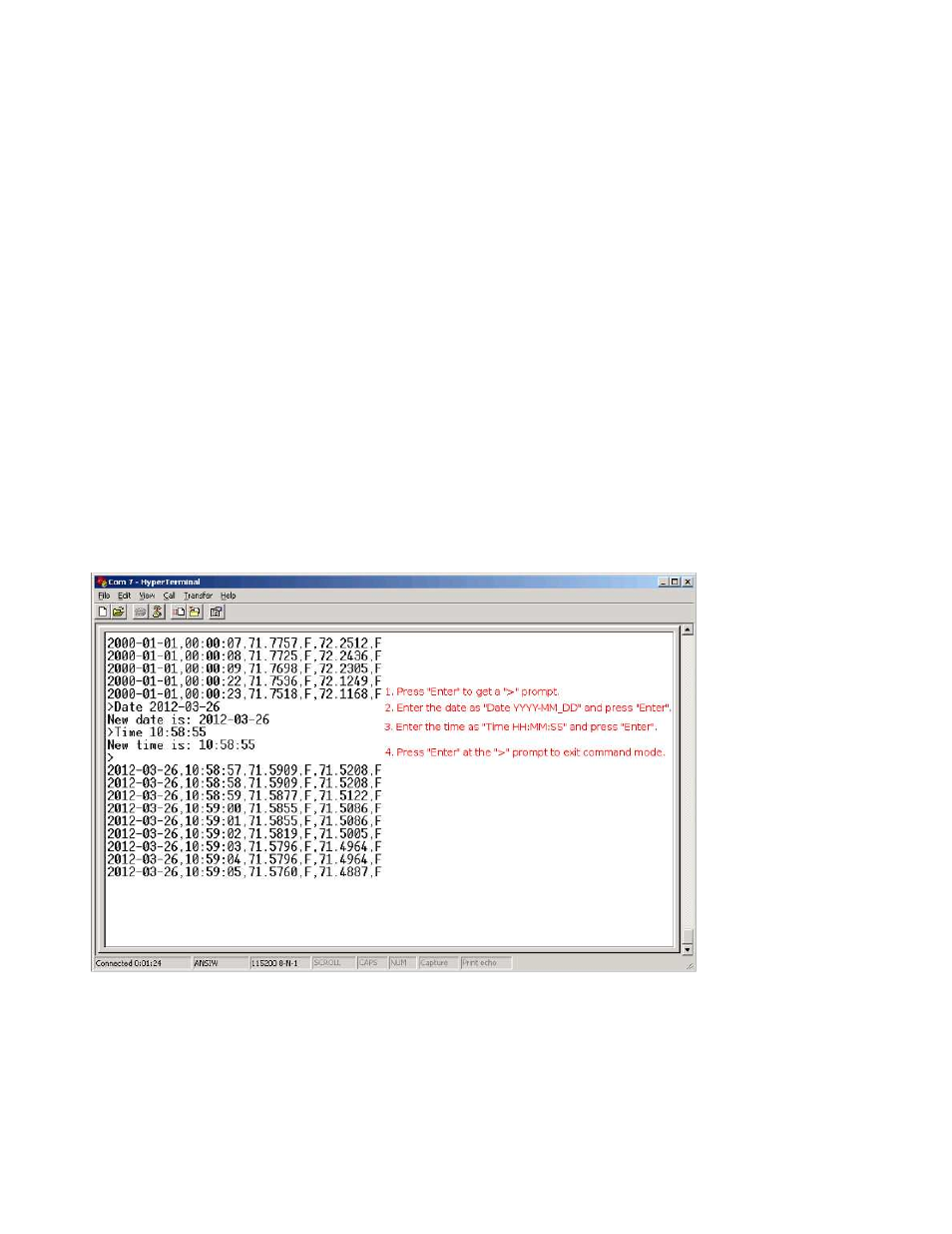 Setting the time and date | ThermoProbe TL2 User Manual | Page 14 / 17