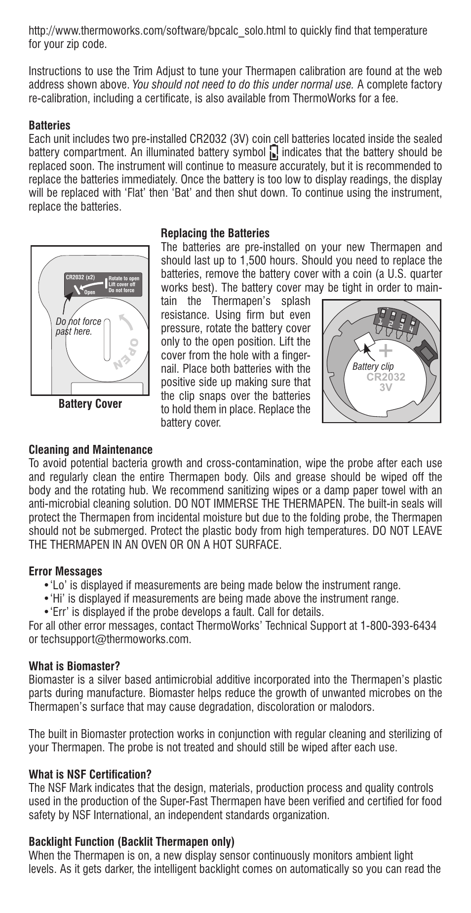 ThermoWorks SPLASH-PROOF SUPER-FAST THERMAPEN User Manual | Page 3 / 4