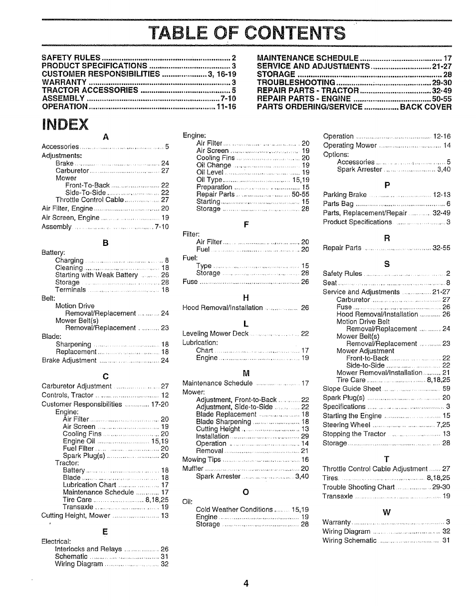 Craftsman 917.259592 User Manual | Page 4 / 60