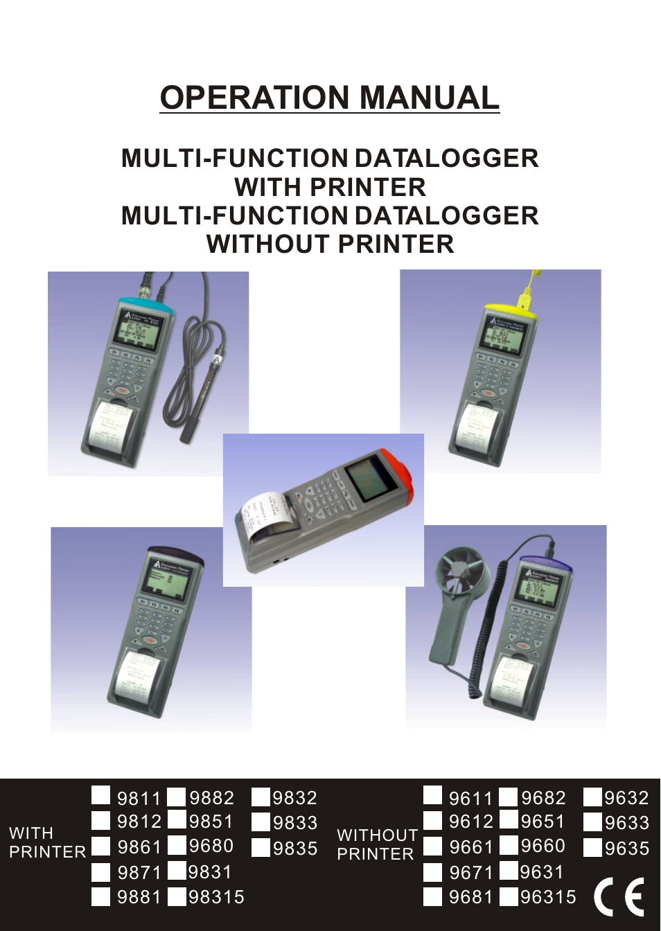 ThermoWorks 9882 PRINTING DATALOGGER THERMOMETER User Manual | 54 pages