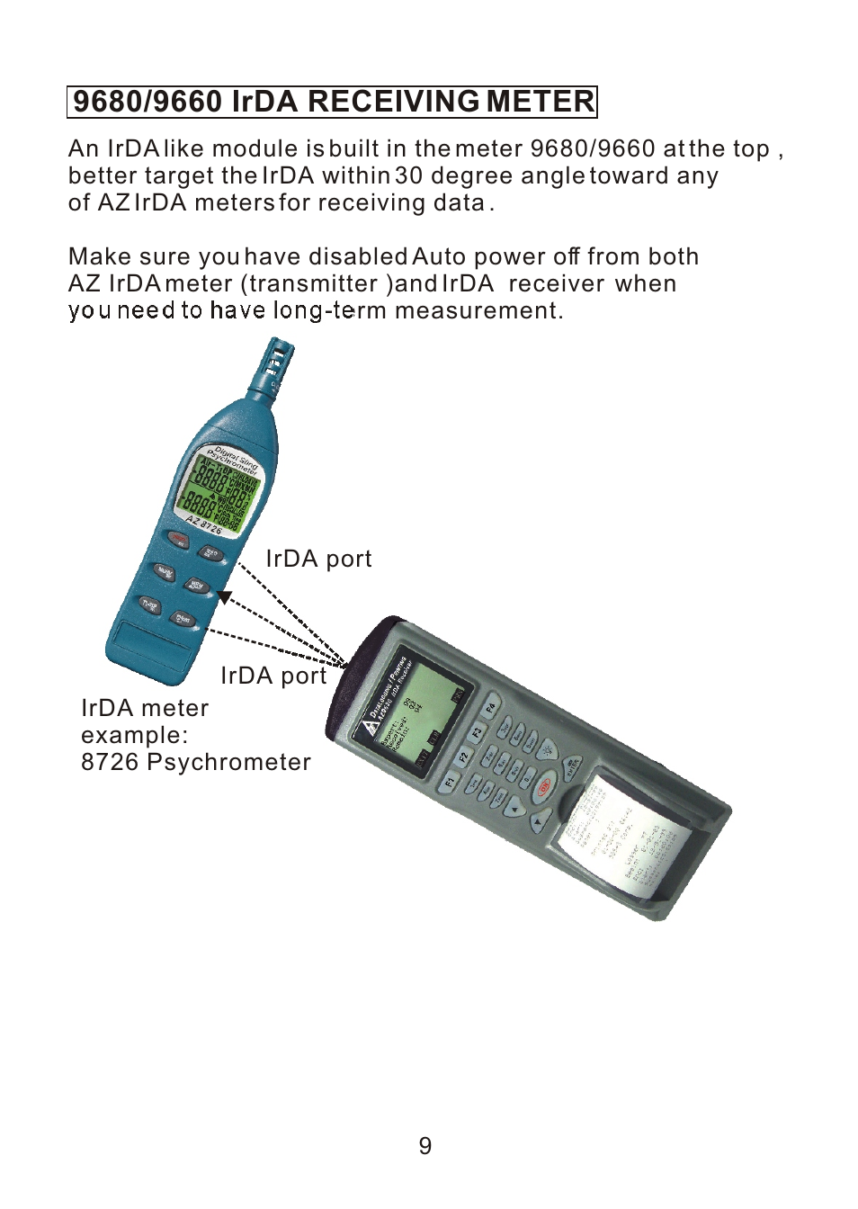 9680 introduction | ThermoWorks 9882 PRINTING DATALOGGER THERMOMETER User Manual | Page 11 / 54