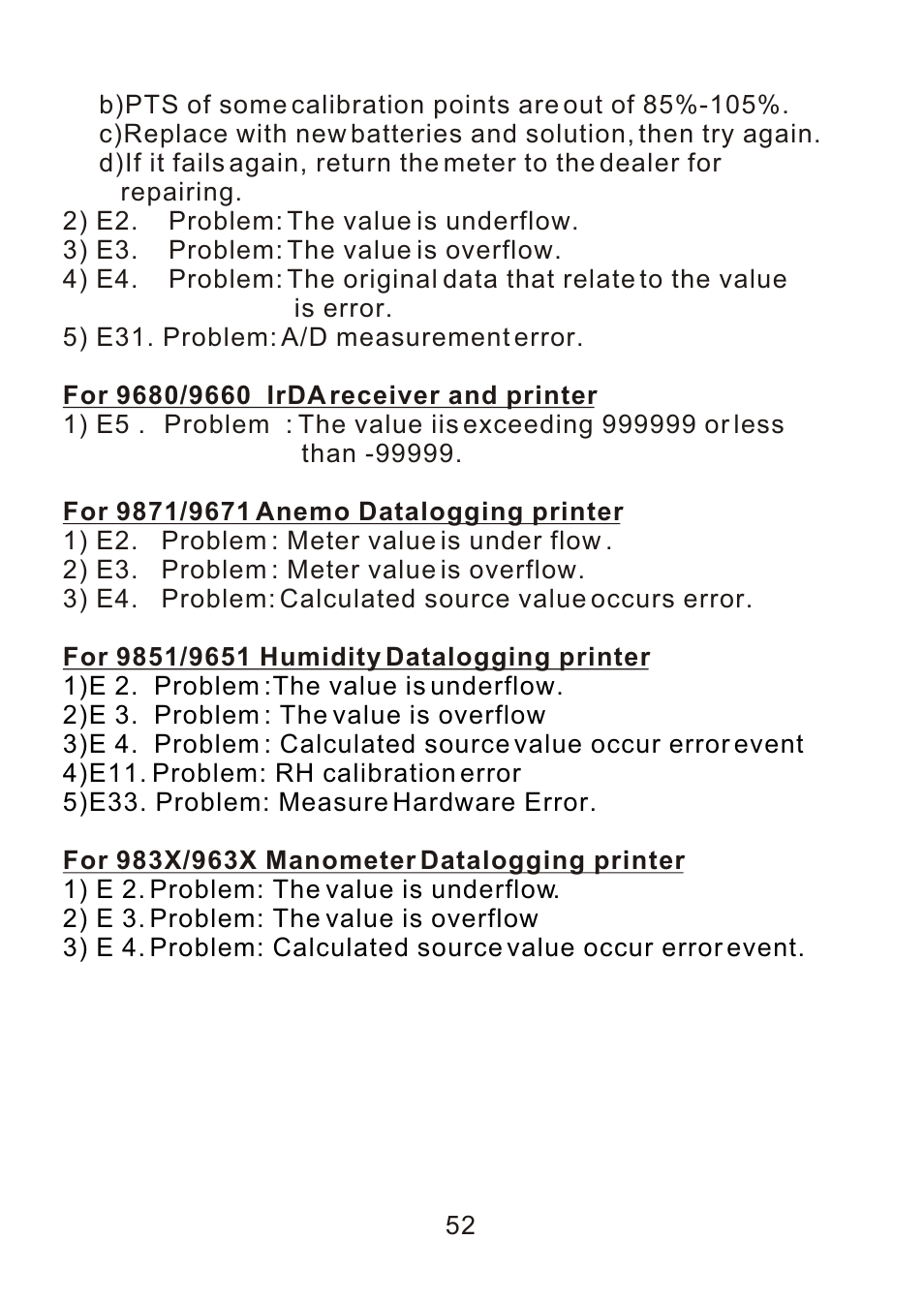 ThermoWorks 9882 PRINTING DATALOGGER THERMOMETER User Manual | Page 54 / 54