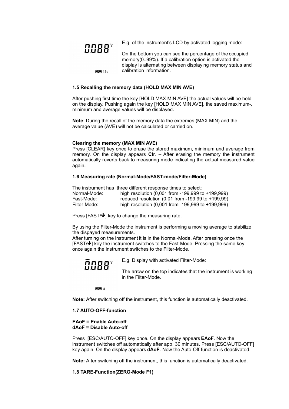 ThermoWorks P795 PRINTING DATALOGGER THERMOMETER User Manual | Page 8 / 9