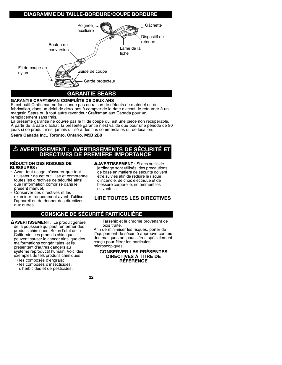 Craftsman C935.51850 User Manual | Page 22 / 32