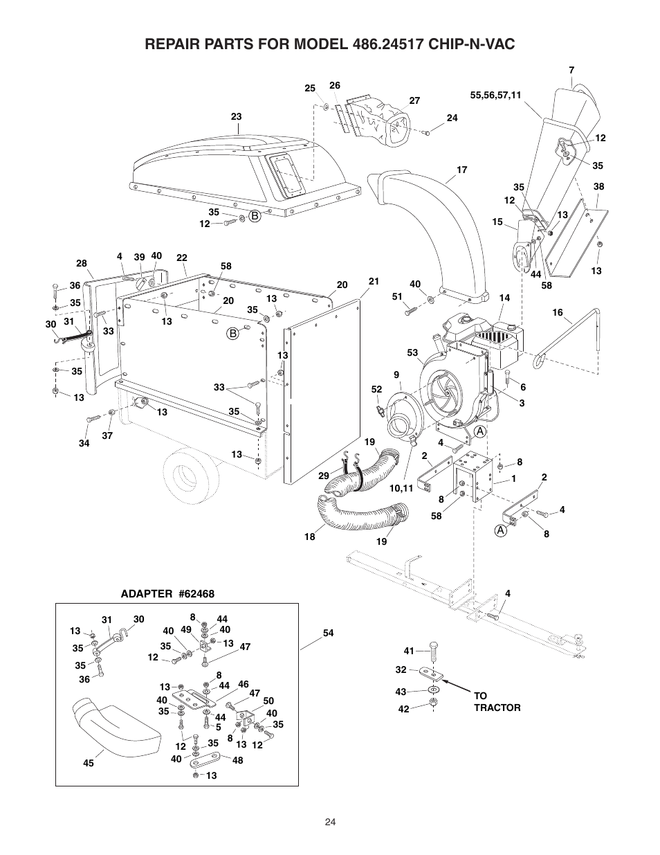 Craftsman CHIP-N-VAC 486.24517 User Manual | Page 24 / 28