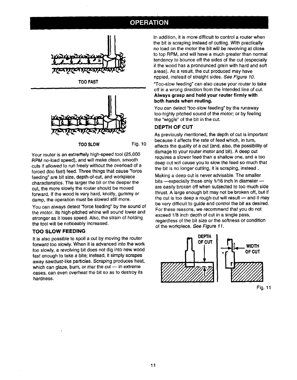 2jtiti2uiue£2*iui5, Igeqcxisi, Operation 2jtiti2uiue£2*iui5 | Craftsman 315.175130 User Manual | Page 11 / 18