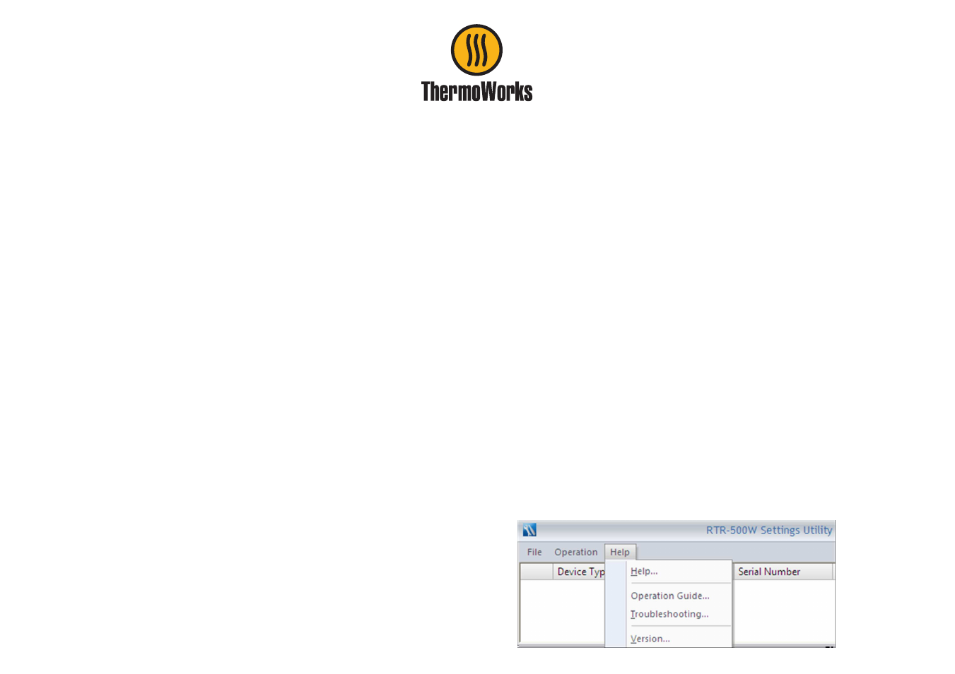 ThermoWorks RTR-500NW/AW WIRELESS LAN OR GSM (CELLULAR) LOGGERS User Manual | 13 pages