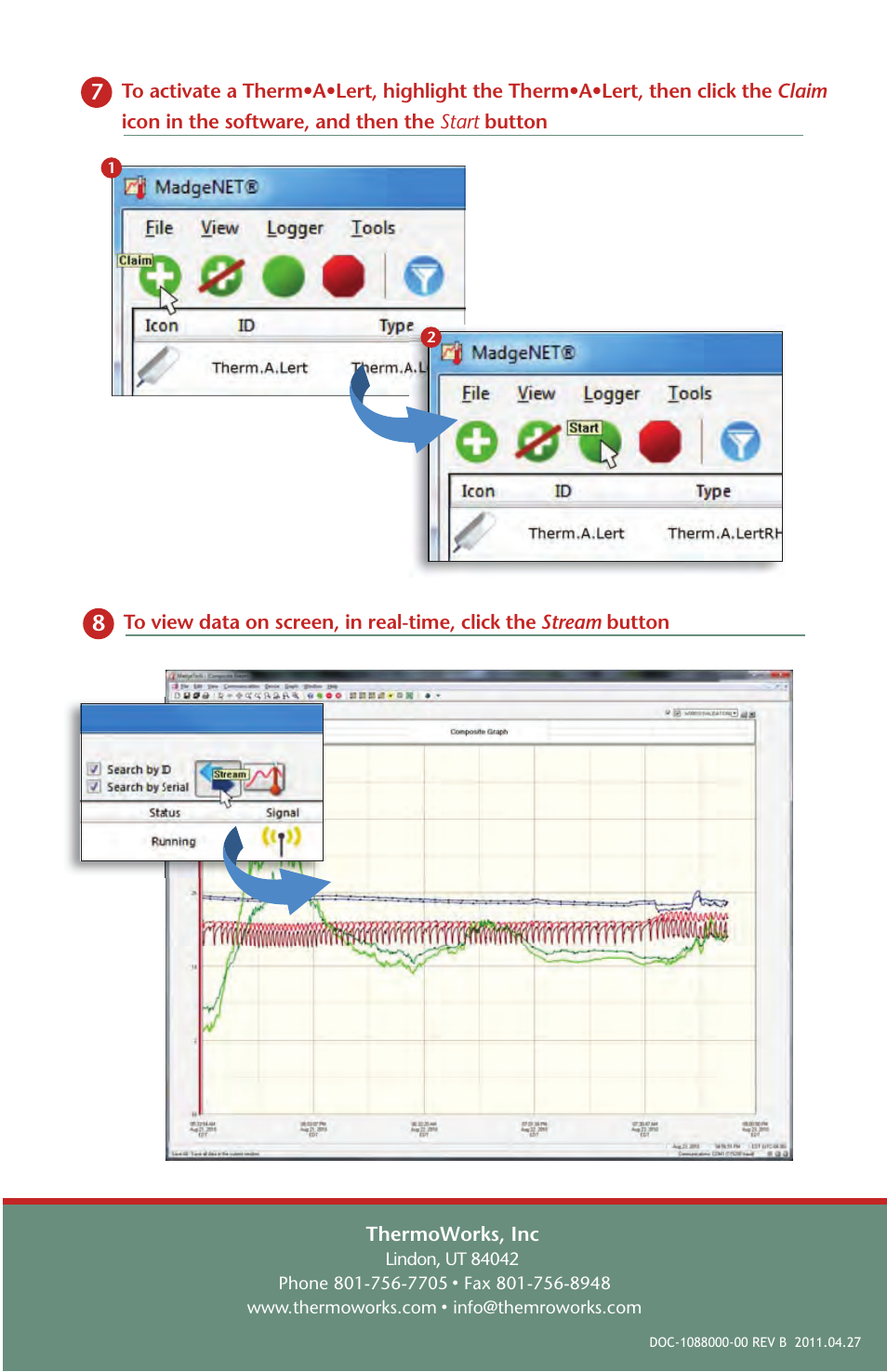 ThermoWorks THERM-A-LERT WIRELESS TEMPERATURE & HUMIDITY LOGGERS User Manual | Page 4 / 4