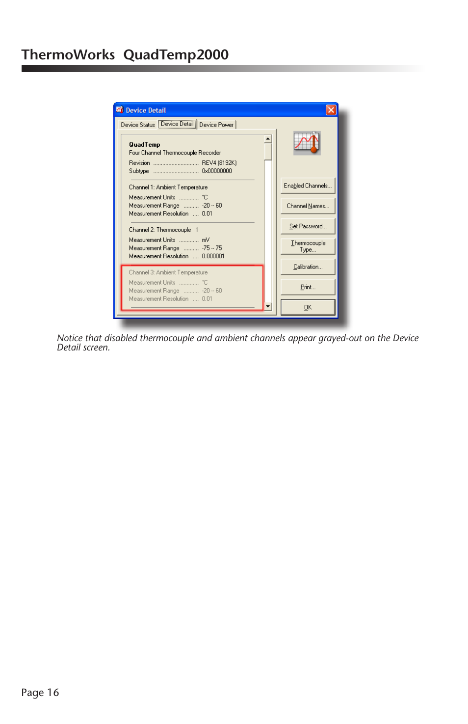 Thermoworks quadtemp2000 | ThermoWorks QUADTEMP2000 TEMPERATURE DATA LOGGERS User Manual | Page 17 / 26