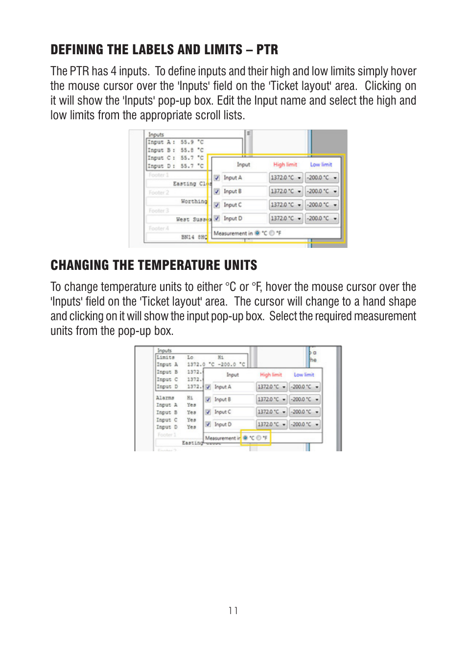 ThermoWorks 226-270 DATA TEMPERATURE RECORDER - DTR Software Manual User Manual | Page 11 / 24