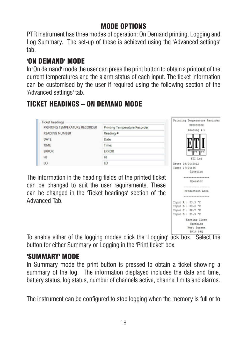 ThermoWorks 226-270 DATA TEMPERATURE RECORDER - DTR Software Manual User Manual | Page 18 / 24