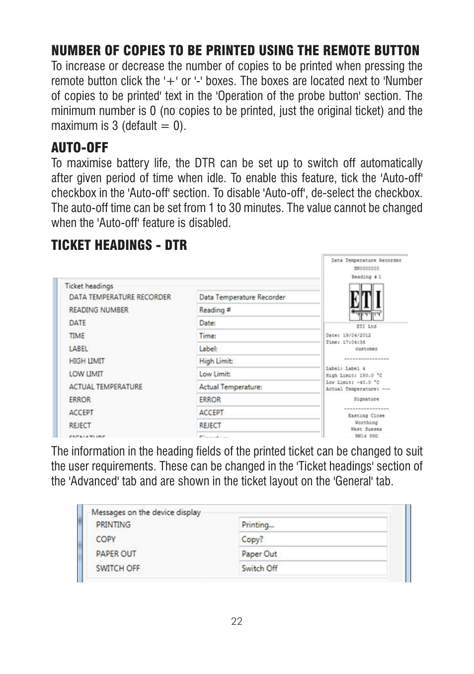 ThermoWorks 226-270 DATA TEMPERATURE RECORDER - DTR Software Manual User Manual | Page 22 / 24
