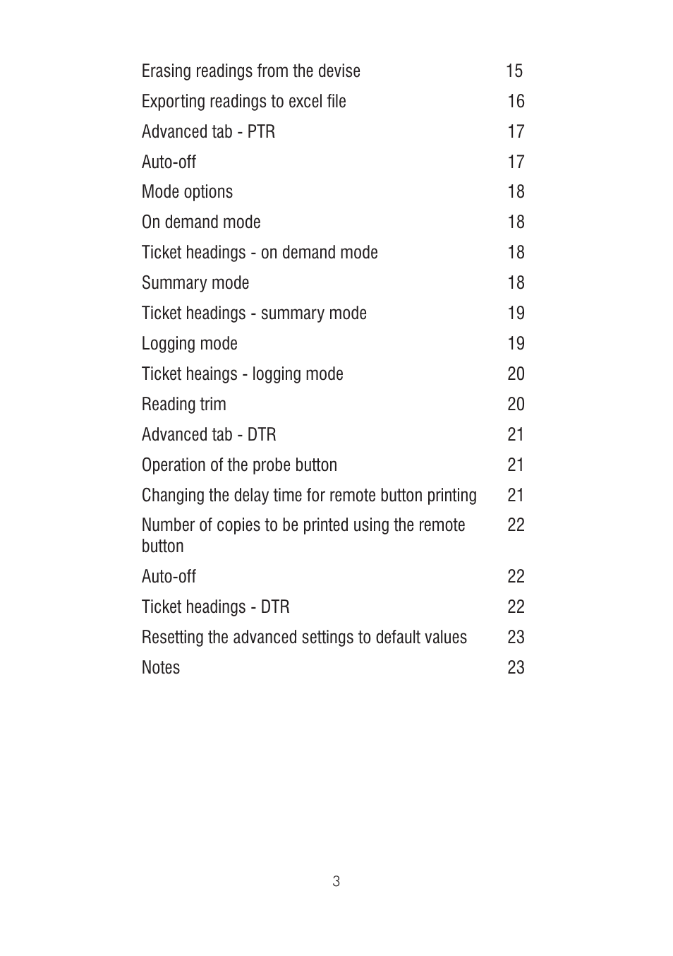 ThermoWorks 226-270 DATA TEMPERATURE RECORDER - DTR Software Manual User Manual | Page 3 / 24