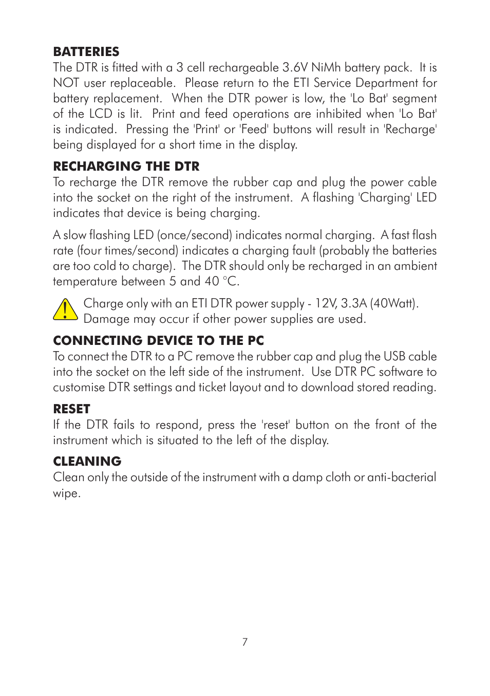 ThermoWorks 226-270 DATA TEMPERATURE RECORDER - DTR Quick Start Guide User Manual | Page 7 / 10