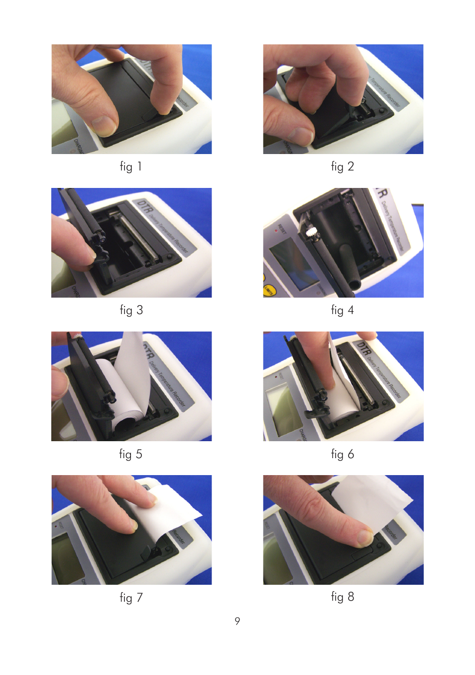 ThermoWorks 226-270 DATA TEMPERATURE RECORDER - DTR Quick Start Guide User Manual | Page 9 / 10