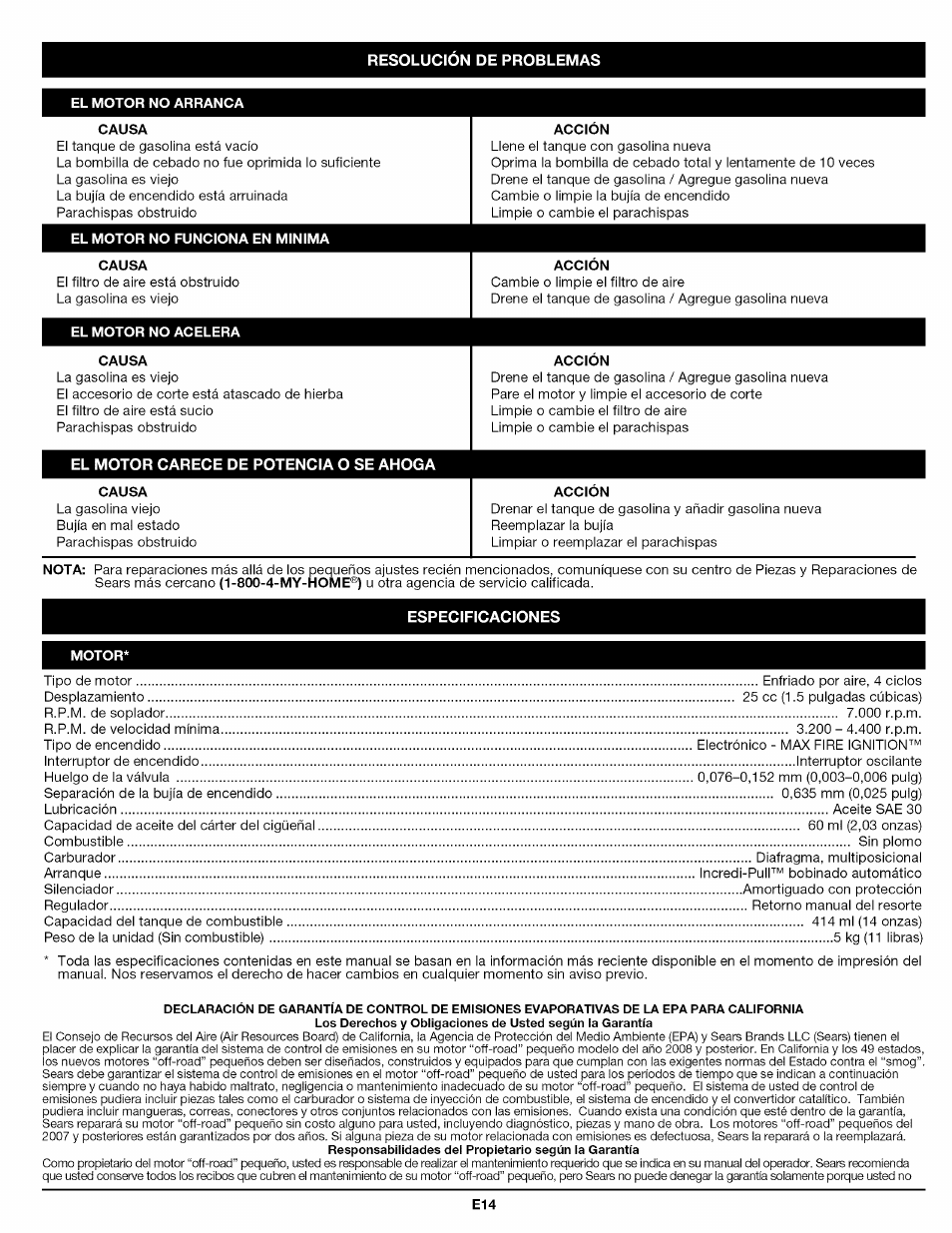 Craftsman 316.794830 User Manual | Page 30 / 36