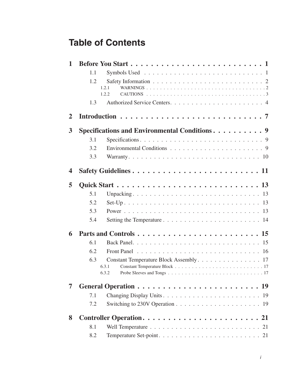 ThermoWorks 9150-X HART SCIENTIFIC 9150 THERMOCOUPLE FURNACE User Manual | Page 3 / 49