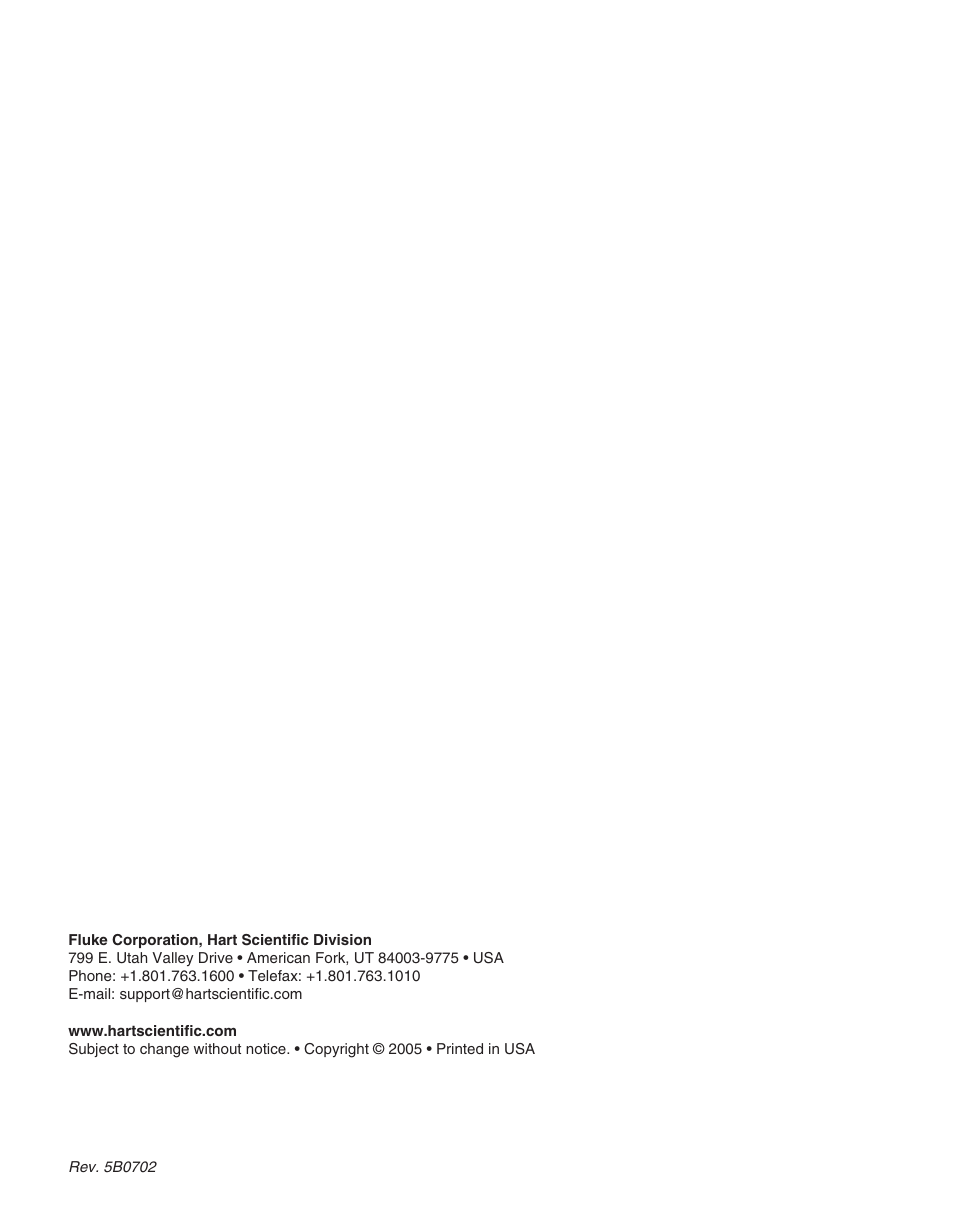 ThermoWorks 9141 HART SCIENTIFIC FIELD DRY-WELL TEMPERATURE CALIBRATORS User Manual | Page 2 / 50