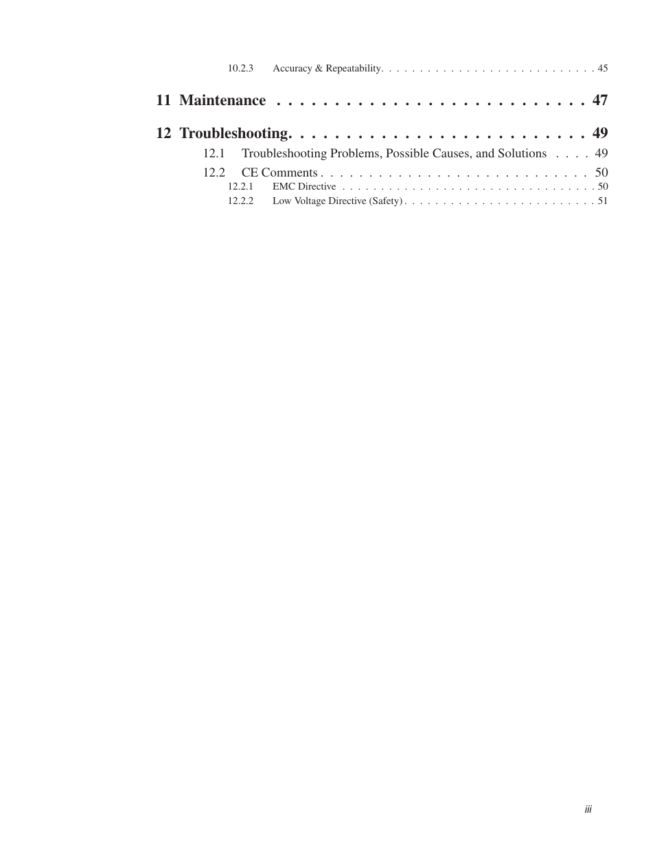 11 maintenance 12 troubleshooting | ThermoWorks 9141 HART SCIENTIFIC FIELD DRY-WELL TEMPERATURE CALIBRATORS User Manual | Page 5 / 50