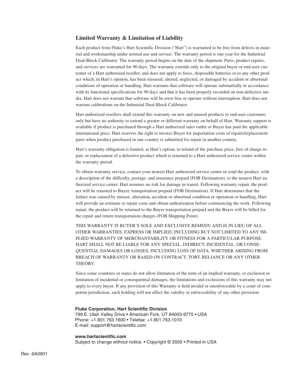 ThermoWorks 9009-B INDUSTRIAL DUAL-BLOCK CALIBRATOR User Manual | Page 2 / 45