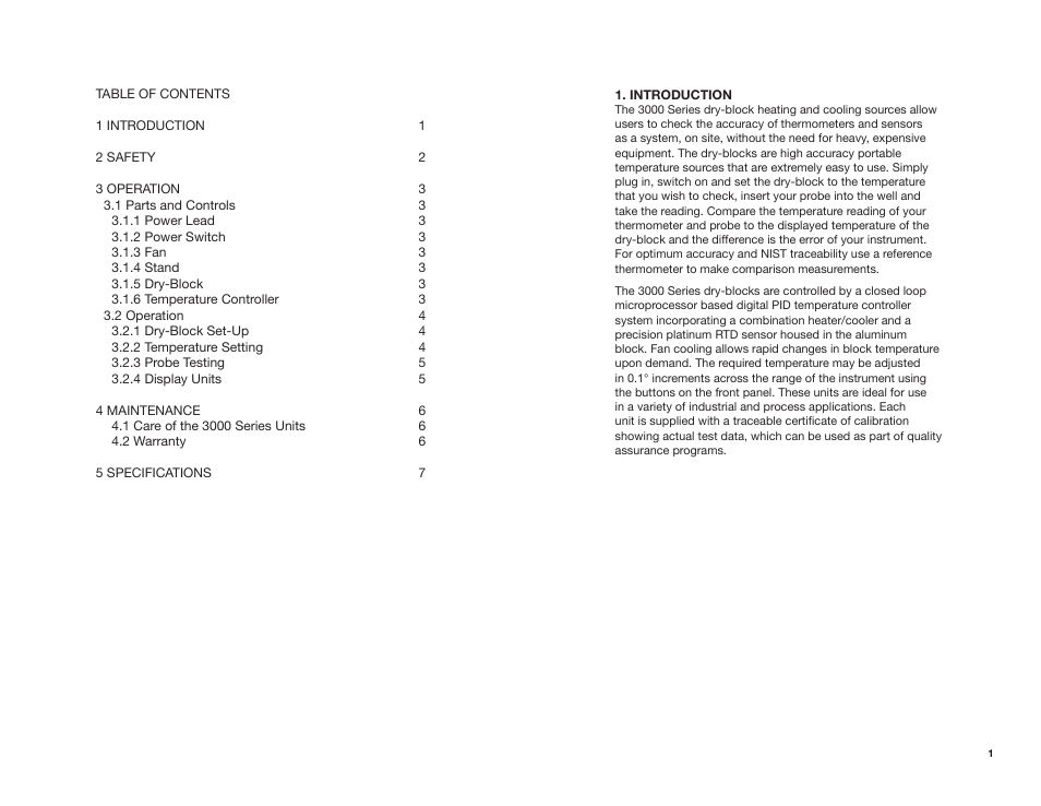 ThermoWorks 271-3XX 3001 DRY-WELL PORTABLE MINI HEAT SOURCE User Manual | Page 2 / 6