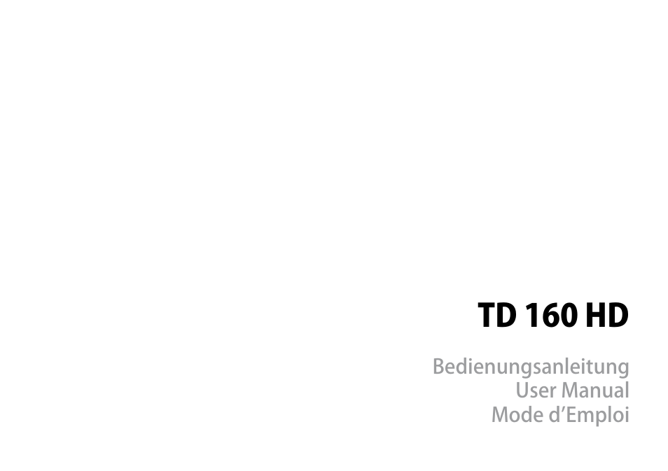 Td 160 hd | THORENS TD 160 HD User Manual | Page 3 / 60