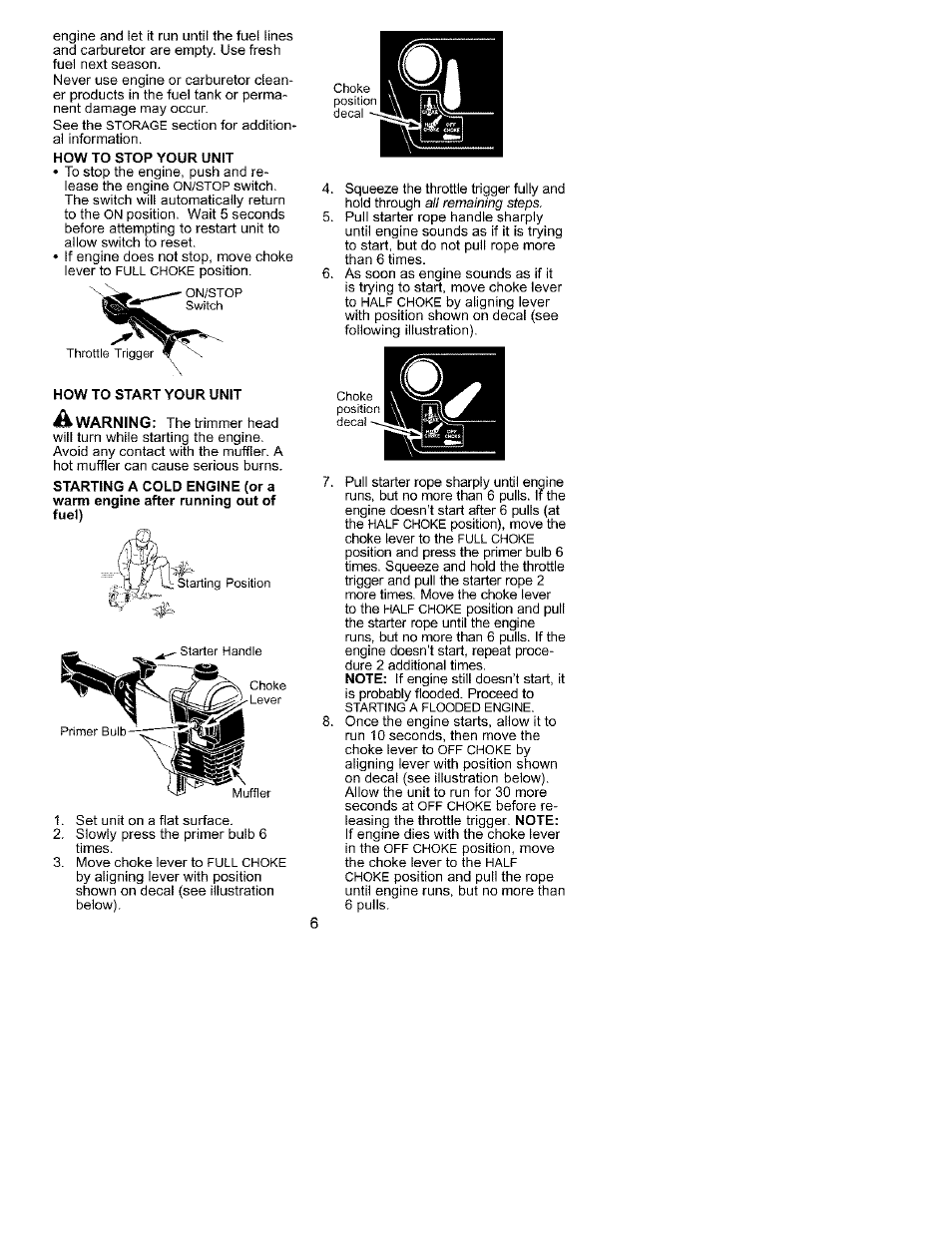 Craftsman 358.795580 User Manual | Page 6 / 28