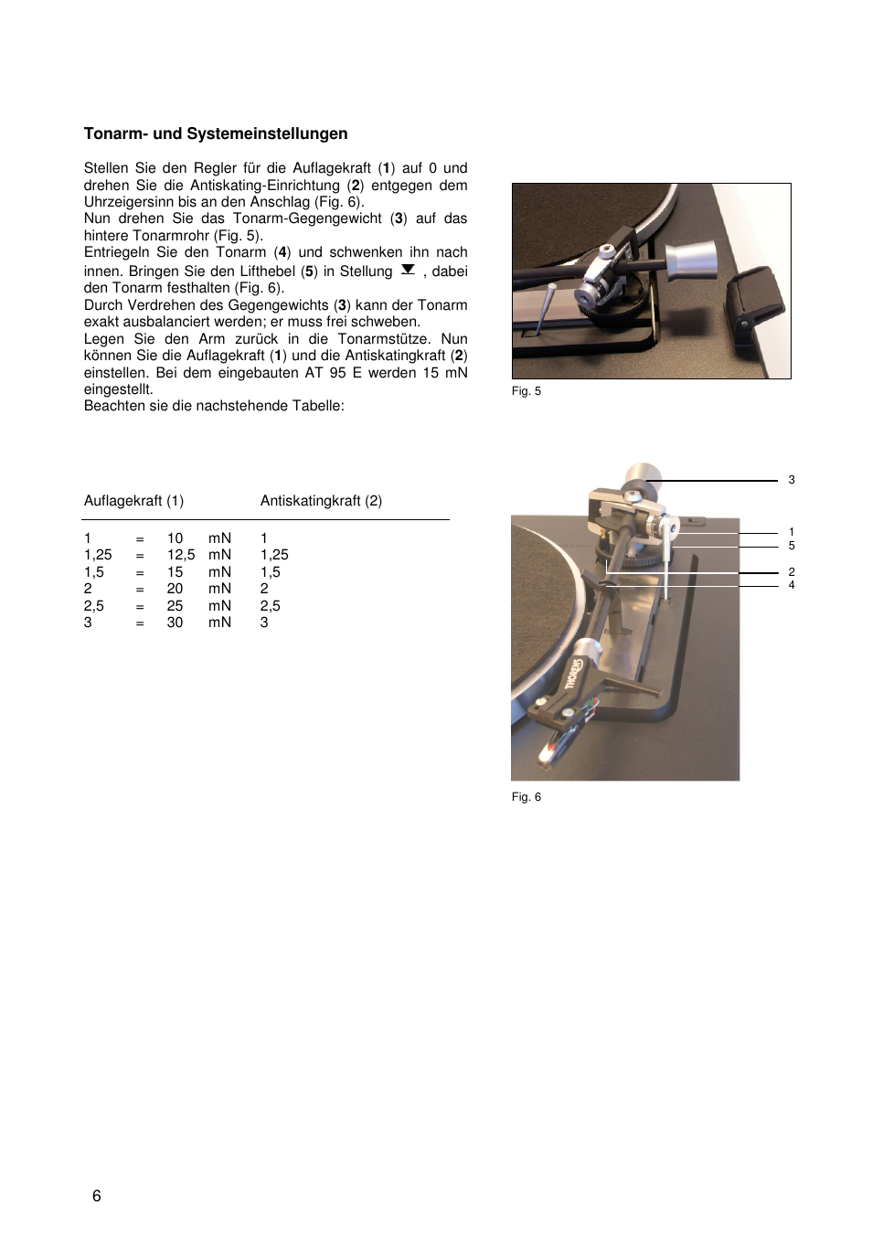 THORENS TD 235 User Manual | Page 6 / 15