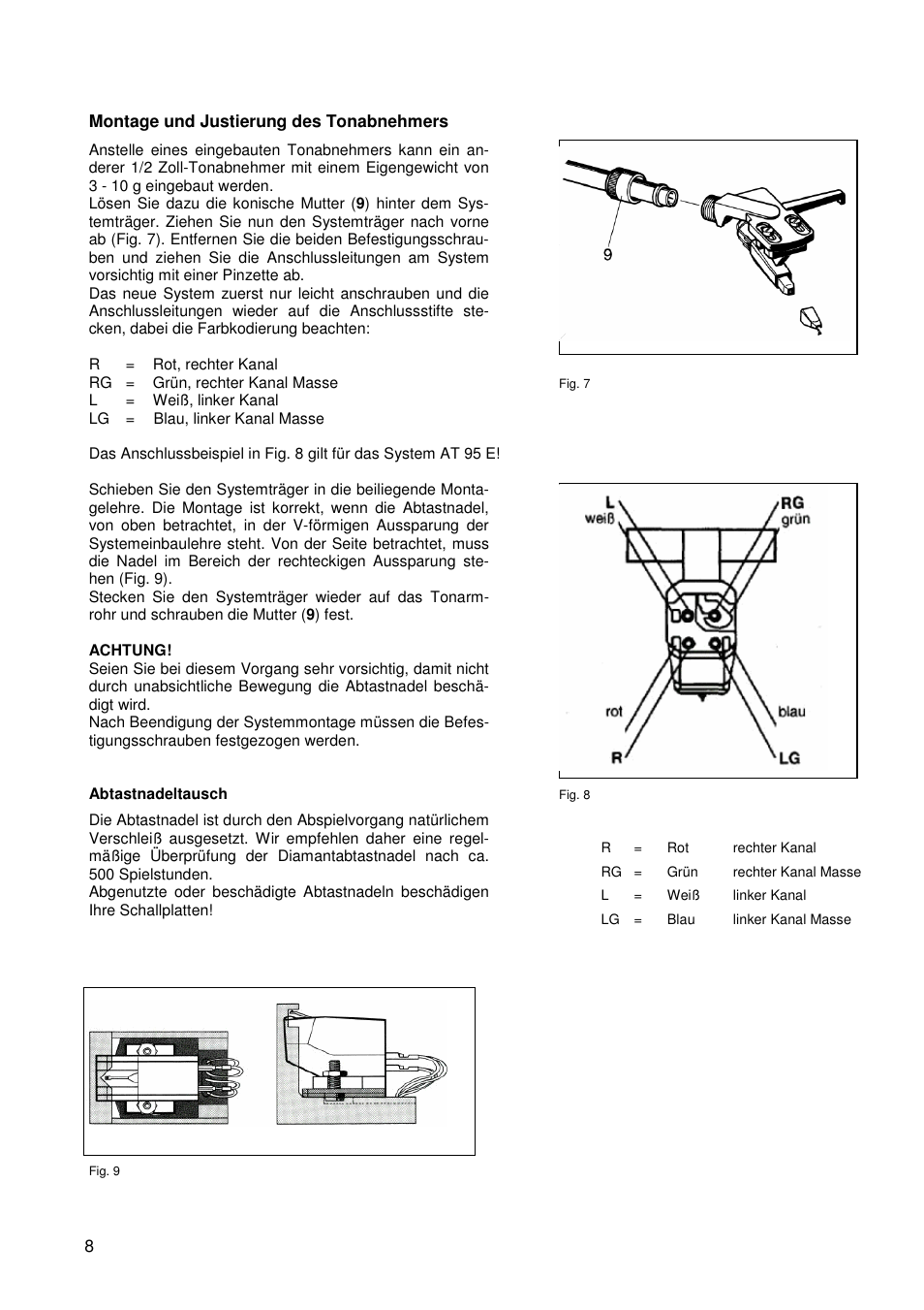 THORENS TD 235 User Manual | Page 8 / 15