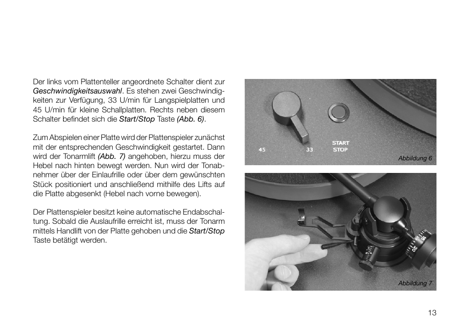 THORENS TD 700 User Manual | Page 13 / 40