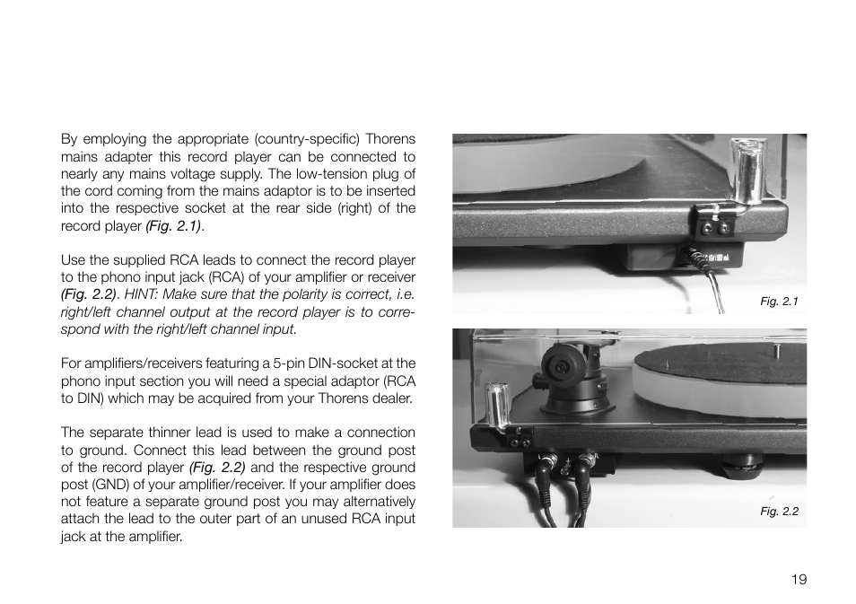 THORENS TD 700 User Manual | Page 19 / 40