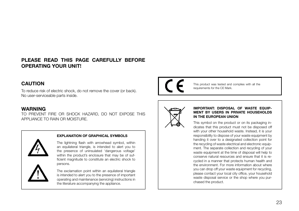 THORENS TD 2030 User Manual | Page 23 / 56