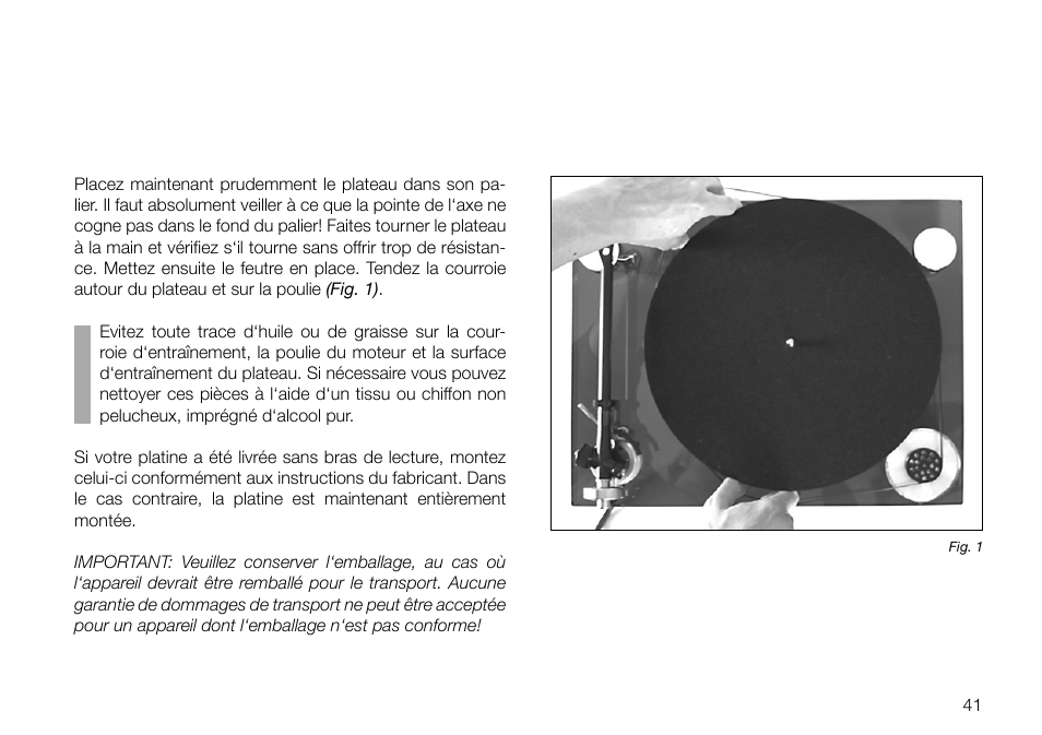 THORENS TD 2030 User Manual | Page 41 / 56