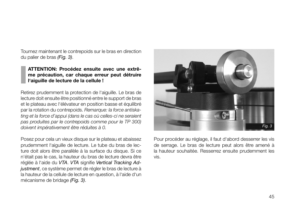 THORENS TD 2030 User Manual | Page 45 / 56