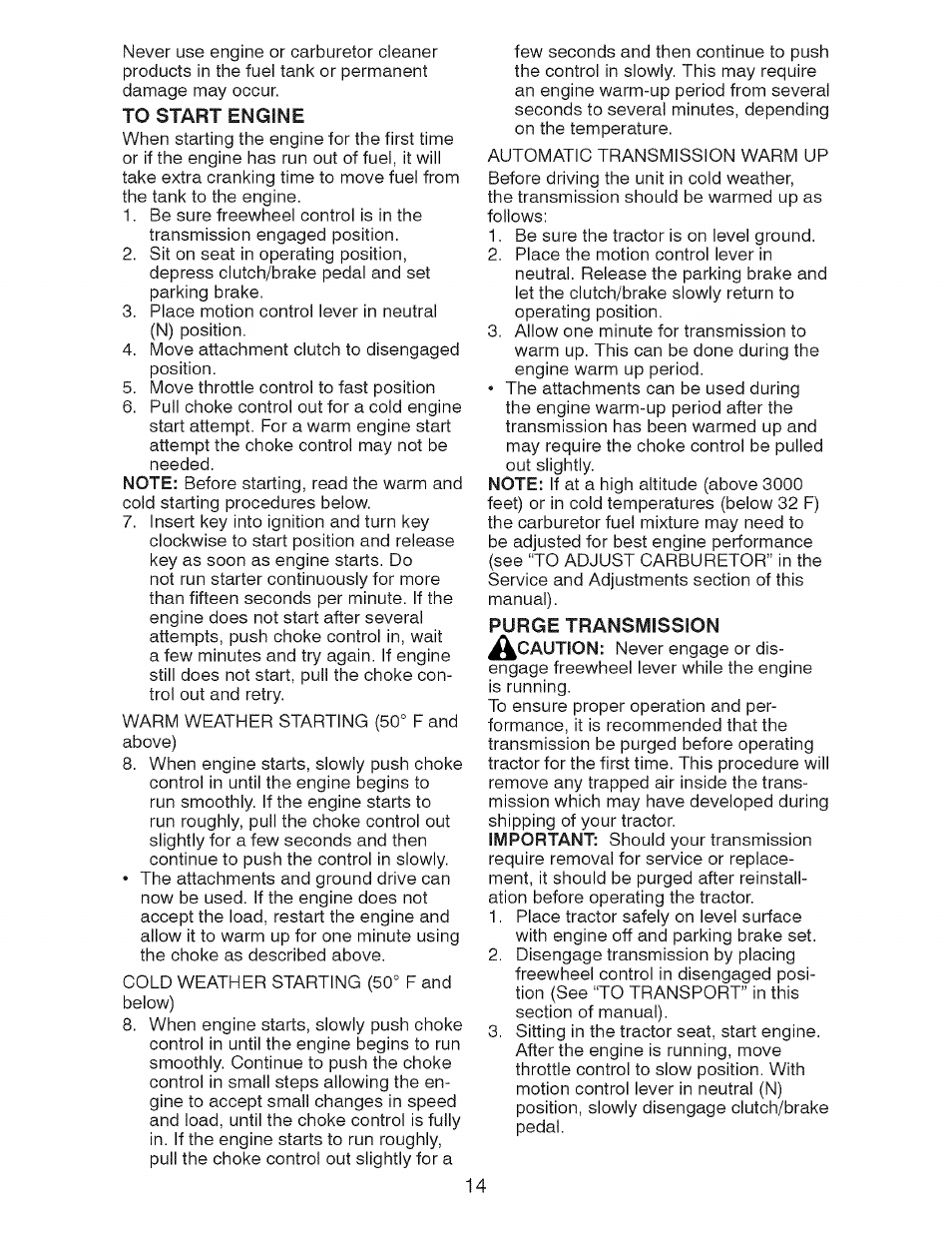 Craftsman 917.275900 User Manual | Page 14 / 60
