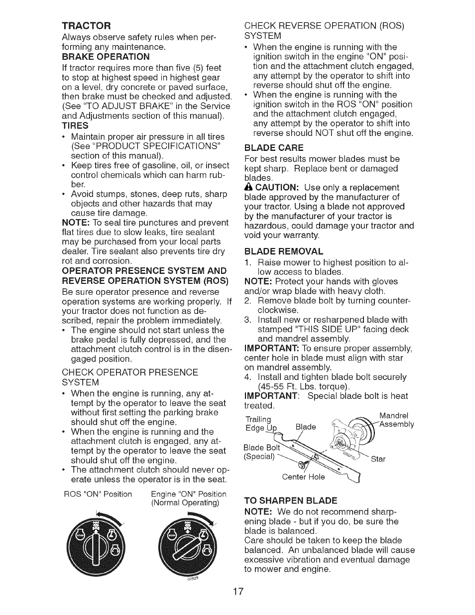Tractor | Craftsman 917.275900 User Manual | Page 17 / 60