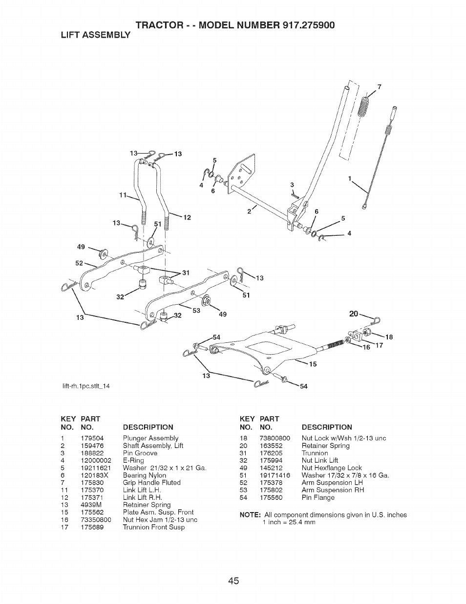 Craftsman 917.275900 User Manual | Page 45 / 60
