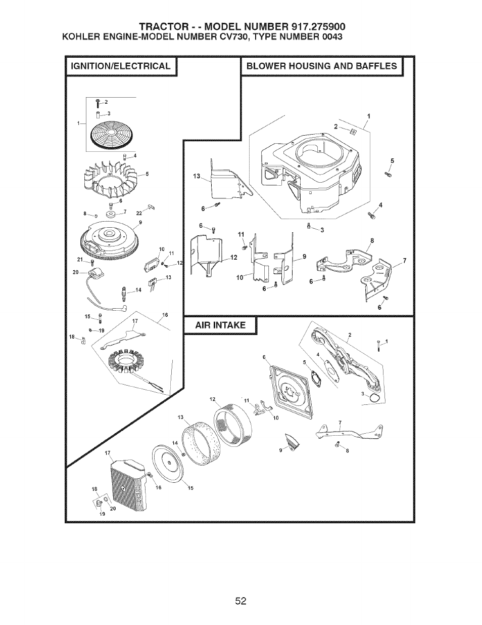 Craftsman 917.275900 User Manual | Page 52 / 60