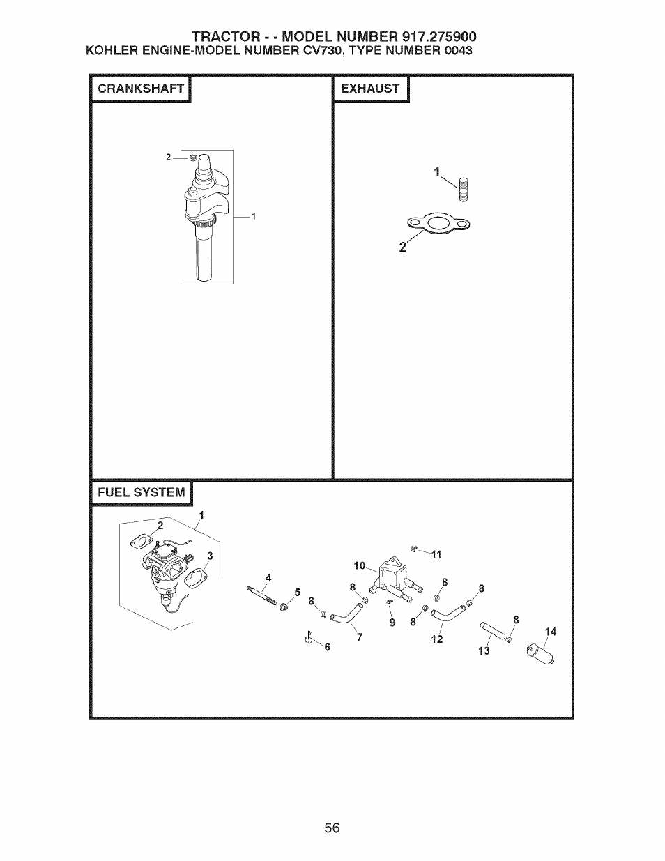Craftsman 917.275900 User Manual | Page 56 / 60