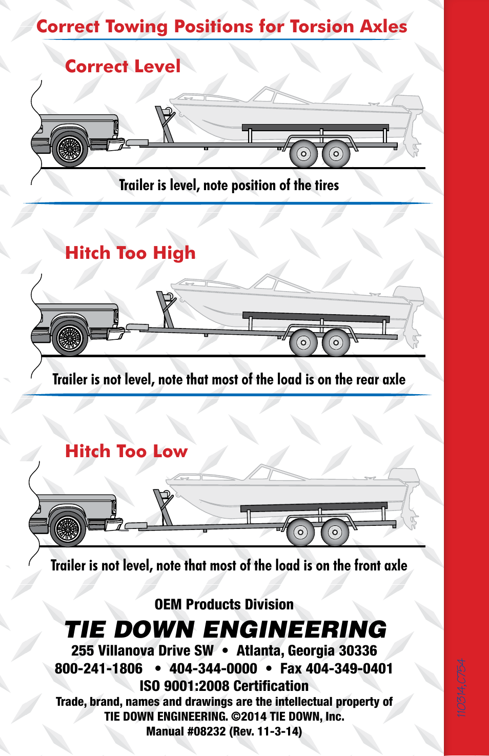 Torsion axle owners manual, Tie down engineering | Tie Down Torsion Axle User Manual | Page 4 / 4