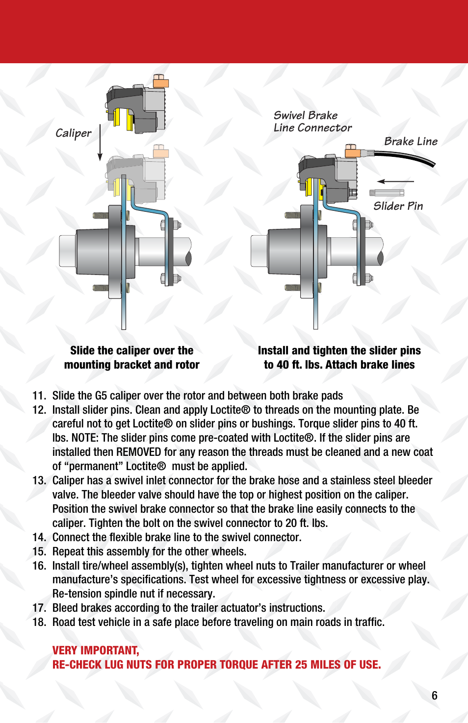 Tie Down G5 User Manual | Page 7 / 12