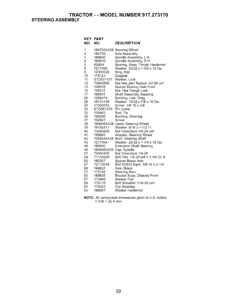 Craftsman 917.273170 User Manual | Page 39 / 56