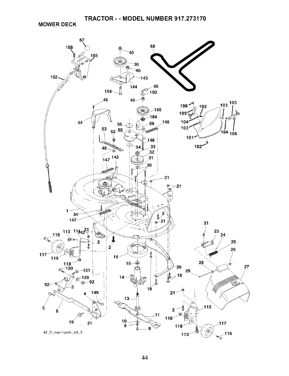 Craftsman 917.273170 User Manual | Page 44 / 56