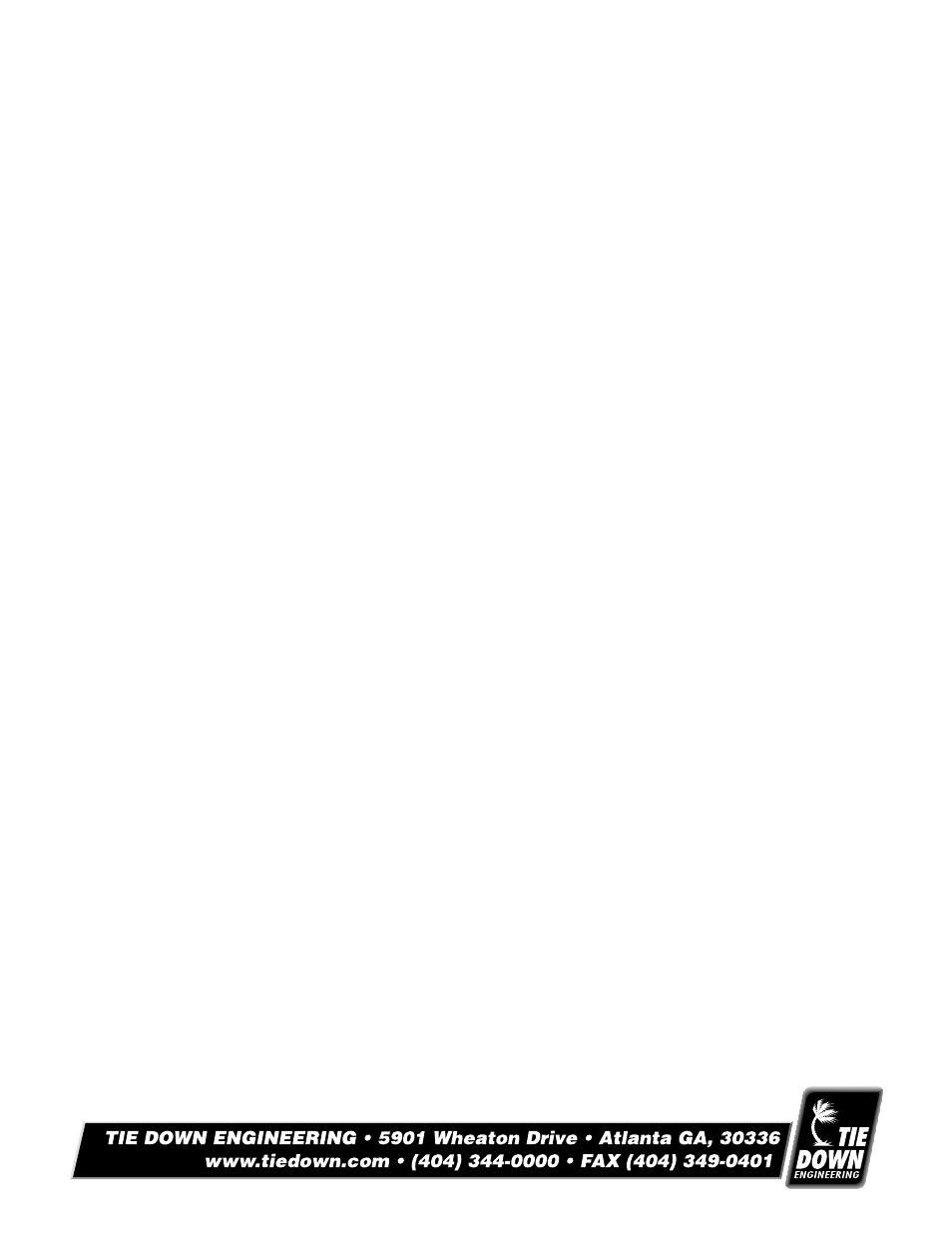 Tie Down 66 Actuator User Manual | Page 7 / 8