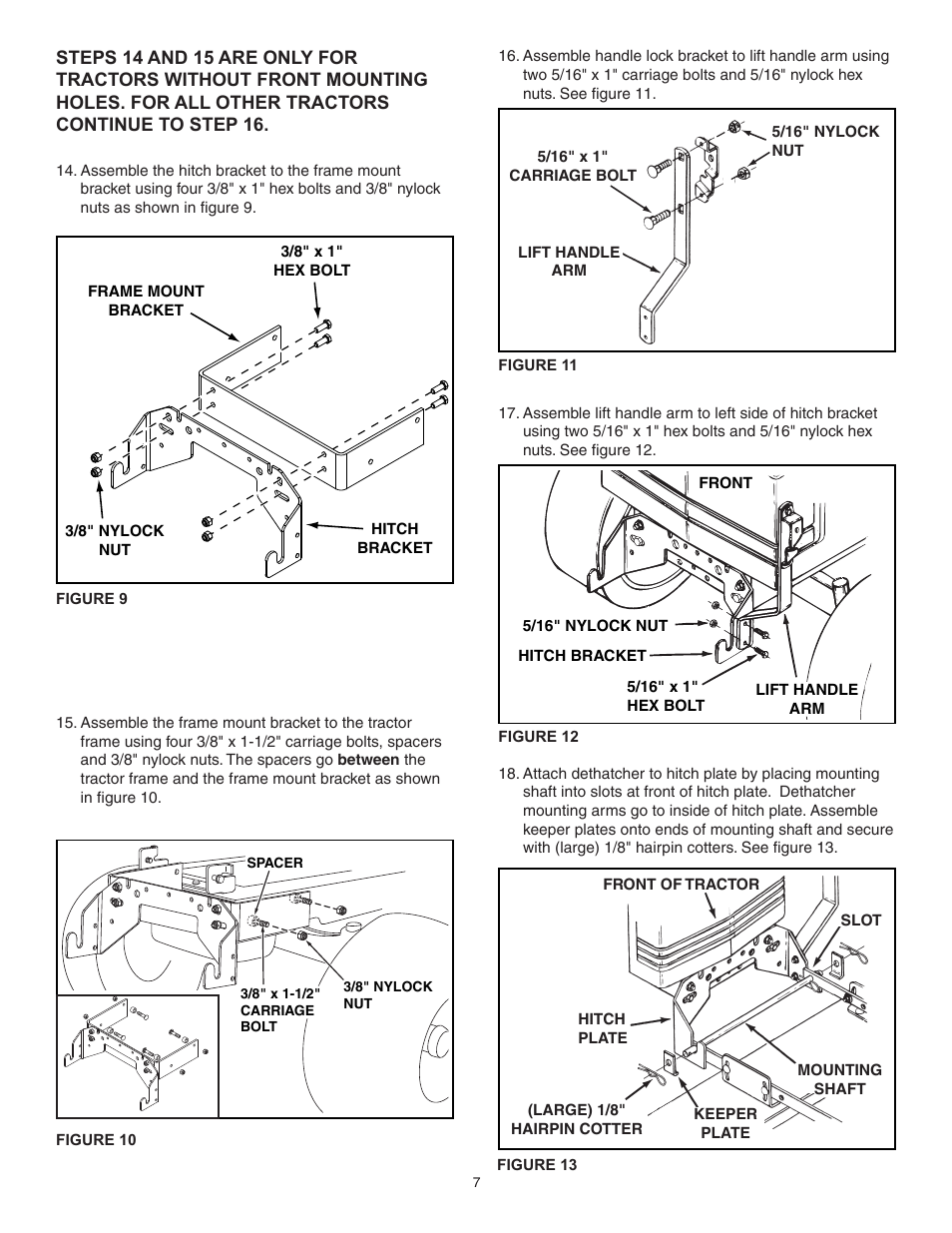 Craftsman TINE DETHATCHER 486.24312 User Manual | Page 7 / 12