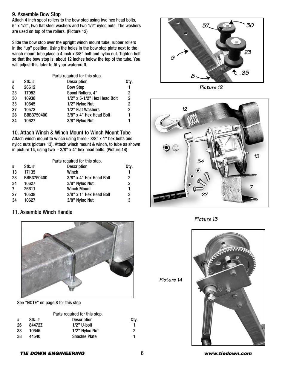 Tie Down Jet Rail XL User Manual | Page 6 / 10