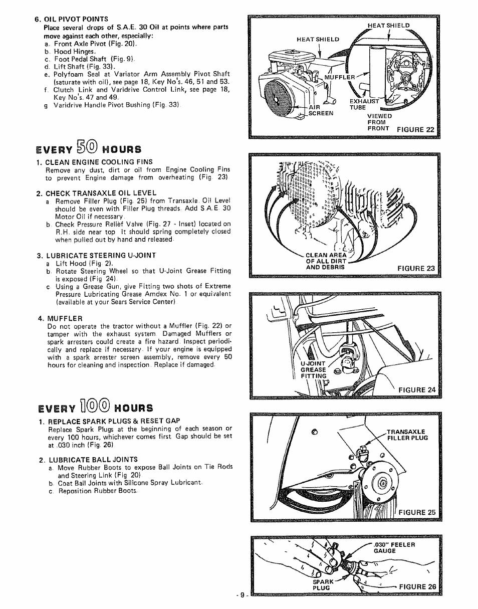 Hoy^s, Hours, Evipy | Craftsman 917.253724 User Manual | Page 11 / 36