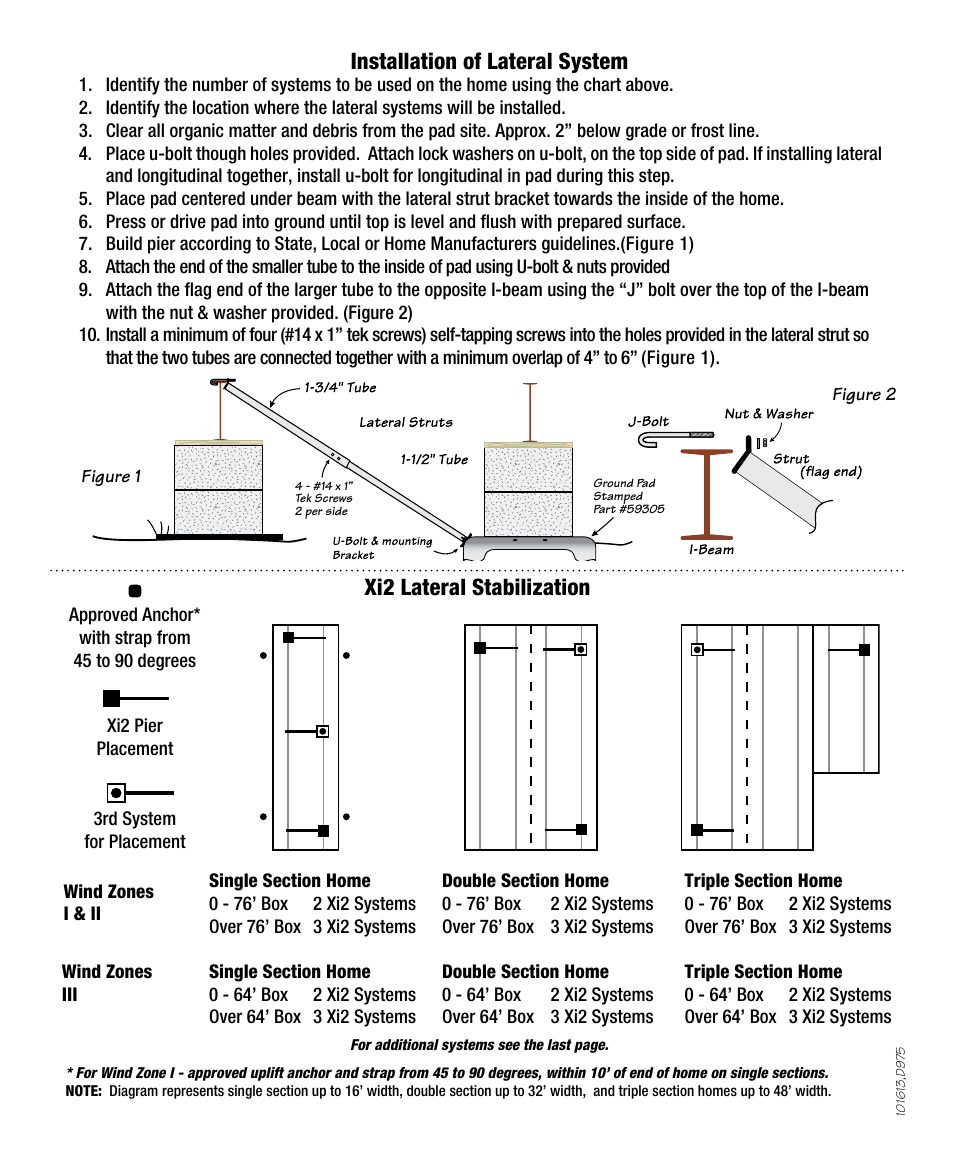 Tie Down Xi2 Foundation System User Manual | Page 2 / 4