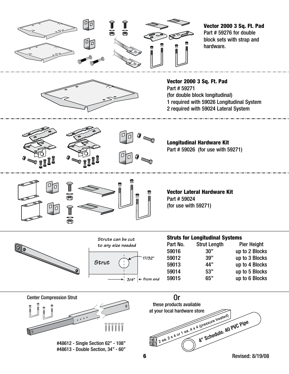 Tie Down Vector Dynamics Foundation System for Wind Zones lll User Manual | Page 6 / 24
