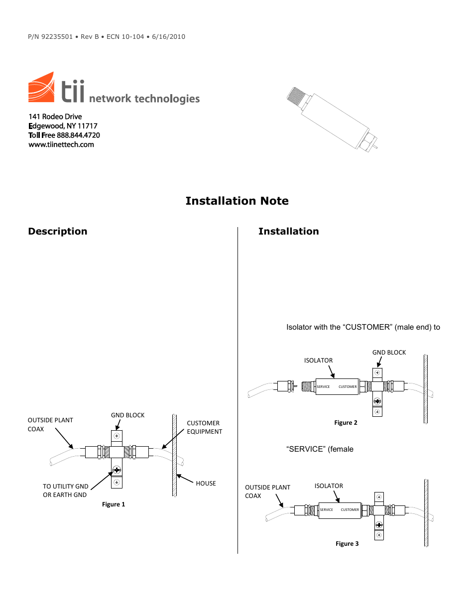 Tii 220 User Manual | 1 page